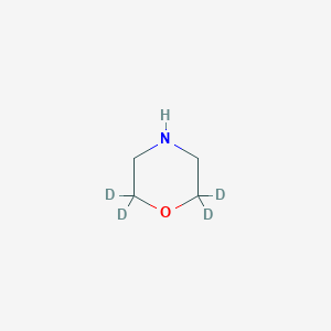 molecular formula C4H9NO B13419617 2,2,6,6-d4-Morpholine 