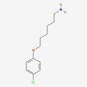 molecular formula C12H18ClNO B1341966 6-(4-Chlorophenoxy)hexan-1-amine CAS No. 200484-41-9