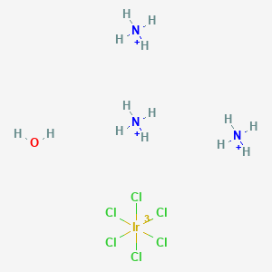 molecular formula Cl6H14IrN3O B1341967 Ammonium hexachloroiridate(III) hydrate CAS No. 29796-57-4