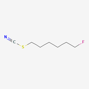 molecular formula C7H12FNS B13419676 6-Fluorohexyl thiocyanate CAS No. 408-28-6