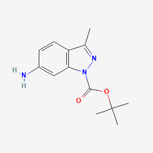 tert-butyl 6-amino-3-methyl-1H-indazole-1-carboxylate