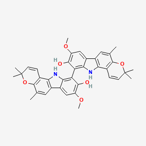 molecular formula C38H36N2O6 B13419702 8,8''-Biskoenigine 