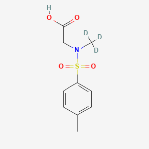molecular formula C10H13NO4S B13419714 Tosylsarcosine-d3 