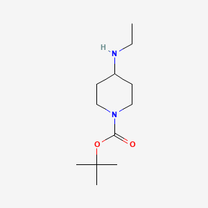 molecular formula C12H24N2O2 B1341972 1-Boc-4-Ethylaminopiperidine CAS No. 264905-39-7