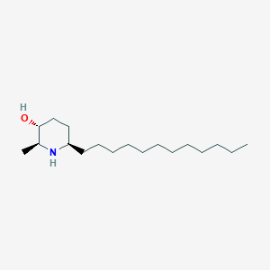 molecular formula C18H37NO B13419732 (+)-Deoxocassine 