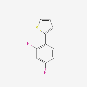 molecular formula C10H6F2S B1341978 2-(2,4-Difluorophenyl)thiophene CAS No. 209592-66-5