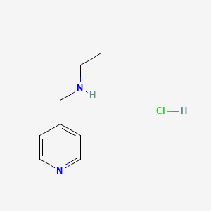molecular formula C8H13ClN2 B13419790 N-(Pyridin-4-ylmethyl)ethanamine hydrochloride 
