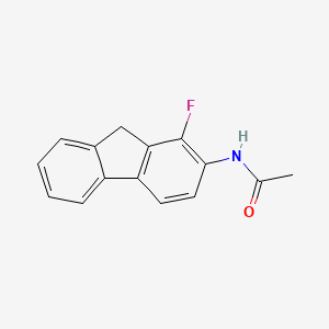 molecular formula C15H12FNO B13419810 Acetamide, N-(1-fluorofluoren-2-YL)- CAS No. 2824-10-4