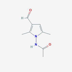 B1341983 N-(3-Formyl-2,5-dimethyl-1H-pyrrol-1-YL)acetamide CAS No. 932186-53-3
