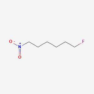 molecular formula C6H12FNO2 B13419873 1-Fluoro-6-nitrohexane CAS No. 408-08-2