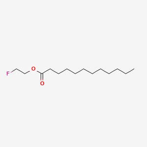 molecular formula C14H27FO2 B13419887 Lauric acid, 2-fluoroethyl ester CAS No. 2838-71-3