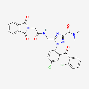 molecular formula C29H22Cl2N6O5 B13419894 N-1,3-Dioxoisoindoline Rilmazafone 