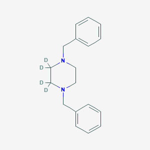 molecular formula C18H22N2 B134199 1,4-Dibenzyl-2,2,3,3-tetradeuteriopiperazine CAS No. 118221-01-5