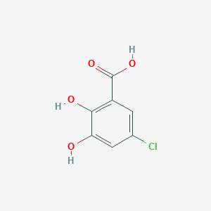 molecular formula C7H5ClO4 B13419936 5-Chloro-2,3-dihydroxybenzoic acid 