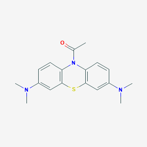 molecular formula C18H21N3OS B1341998 Acetyl methylene blue CAS No. 3763-06-2