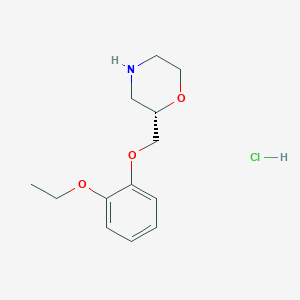 molecular formula C13H20ClNO3 B134200 (S)-Viloxazine Hydrochloride CAS No. 56287-61-7