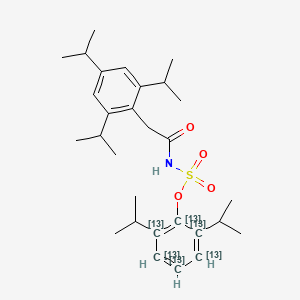 molecular formula C29H43NO4S B13420021 Avasimibe-13C6 
