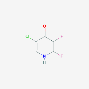 molecular formula C5H2ClF2NO B13420086 5-Chloro-2,3-difluoro-4-pyridinol CAS No. 54929-36-1
