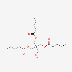 molecular formula C20H36O7 B13420167 Dipentanoate 2-(Hydroxymethyl)-2-((pentanoyloxy)methyl)propane-1,3-diyl 