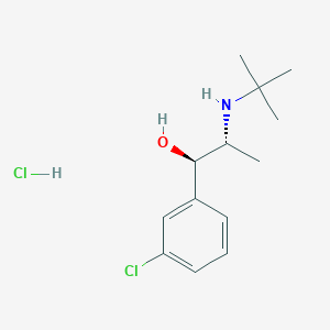 molecular formula C13H21Cl2NO B13420172 Threo-dihydrobupropion hydrochloride 
