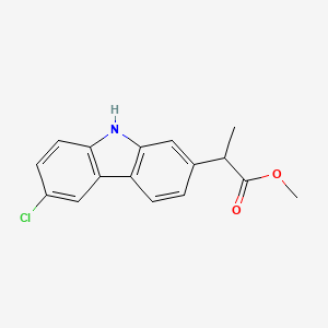 molecular formula C16H14ClNO2 B13420175 Carprofen Methyl Ester 