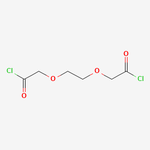 molecular formula C6H8Cl2O4 B13420180 Acetyl chloride, 2,2'-[1,2-ethanediylbis(oxy)]bis- CAS No. 31255-09-1