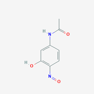 molecular formula C8H8N2O3 B13420192 N-(3-hydroxy-4-nitrosophenyl)acetamide CAS No. 58416-47-0