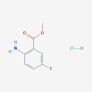molecular formula C8H9ClFNO2 B13420207 Methyl 2-amino-5-fluorobenzoate hydrochloride 