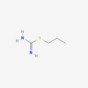molecular formula C4H10N2S B13420217 Propyl carbamimidothioate CAS No. 2986-21-2