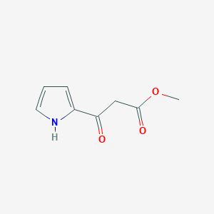 molecular formula C8H9NO3 B13420293 methyl 3-oxo-3-(1H-pyrrol-2-yl)propanoate 