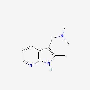 N,N-Dimethyl(2-methyl-1H-pyrrolo[2,3-B]pyridin-3-YL)methanamine