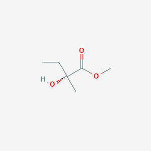 molecular formula C6H12O3 B13420511 (R)-(-)-Methyl-2-hydroxy-2-methylbutanoate 