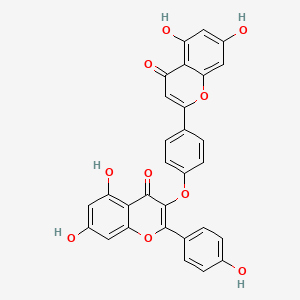molecular formula C30H18O10 B13420544 Delicaflavone 