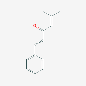 molecular formula C13H14O B13420591 Benzylidene isopropylidene acetone CAS No. 55901-61-6