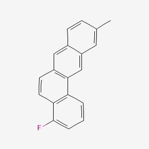 molecular formula C19H13F B13420683 Benz(a)anthracene, 4-fluoro-10-methyl- CAS No. 2990-70-7
