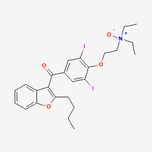molecular formula C25H29I2NO4 B13420691 Amiodarone N-oxide 