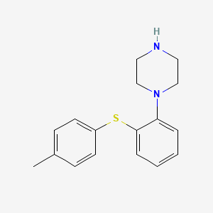 molecular formula C17H20N2S B13420780 1-(2-(p-Tolylthio)phenyl)piperazine 