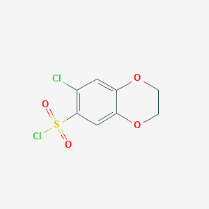 7-Chloro-2,3-dihydro-benzo[1,4]dioxine-6-sulfonyl chloride
