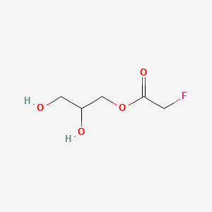 molecular formula C5H9FO4 B13420848 Glyceryl 1-monofluoroacetate CAS No. 371-46-0