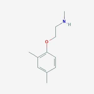 molecular formula C11H17NO B1342087 2-(2,4-Dimethylphenoxy)-N-methylethanamine CAS No. 91339-51-4