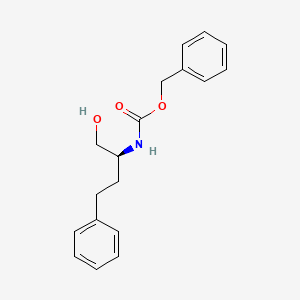 molecular formula C18H21NO3 B13420879 benzyl N-[(2S)-1-hydroxy-4-phenylbutan-2-yl]carbamate 