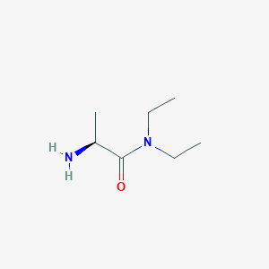 molecular formula C7H16N2O B13420905 N,N-Diethyl-L-alaninamide CAS No. 56414-86-9