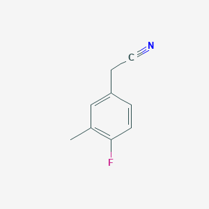 molecular formula C9H8FN B1342092 4-Fluoro-3-methylphenylacetonitrile CAS No. 1000548-41-3