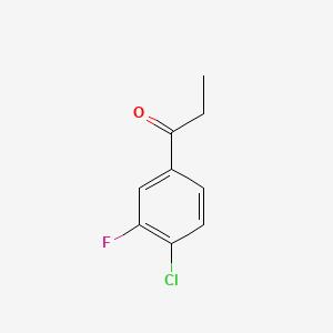 1-(4-Chloro-3-fluorophenyl)propan-1-one