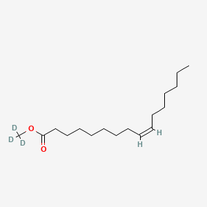 molecular formula C17H32O2 B13420964 trideuteriomethyl (Z)-hexadec-9-enoate 