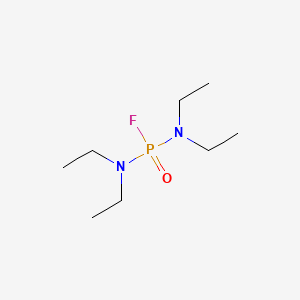 molecular formula C8H20FN2OP B13420972 Tetraethylphosphorodiamidic fluoride CAS No. 562-17-4