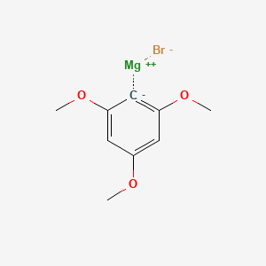 molecular formula C9H11BrMgO3 B13421005 magnesium;1,3,5-trimethoxybenzene-6-ide;bromide 