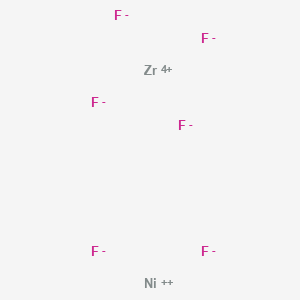molecular formula F6NiZr B13421040 nickel(2+);zirconium(4+);hexafluoride CAS No. 30868-55-4