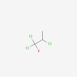 molecular formula C3H4Cl3F B13421055 1,1,2-Trichloro-1-fluoropropane CAS No. 134190-51-5
