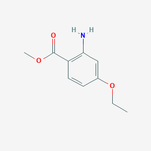molecular formula C10H13NO3 B13421115 Methyl 2-amino-4-ethoxybenzoate 